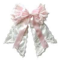 Elegant lace bow decoration