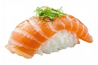 Fresh salmon sushi rice delicacy