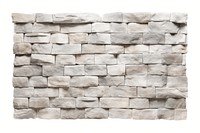 Textured white brick wall