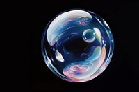 Colorful abstract soap bubble illustration