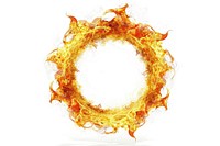 Fiery circular energy ring