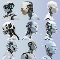 Humanoid robot design element set