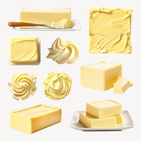 Butter food element set