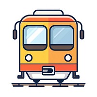 Colorful cartoon train illustration