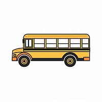 Yellow school bus illustration