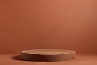 Minimalist terracotta display platform