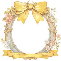 Elegant floral wreath illustration