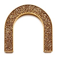 Golden glitter arch decor