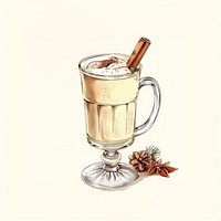 Creamy spiced holiday beverage