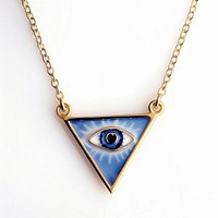 Elegant eye pendant necklace