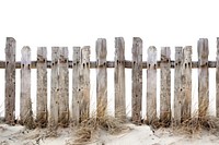 Rustic beach fence sand dunes