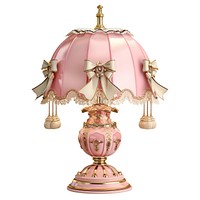 Elegant vintage pink table lamp