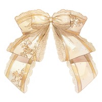 Coquette lace hem tie accessories accessory.