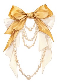 Coquette pearl chain hem accessories accessory necklace.