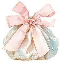 Elegant watercolor gift bag