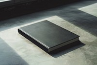 Minimalist black hardcover book