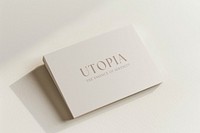 Elegant minimalist business card 