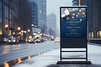 Urban billboard mockup psd