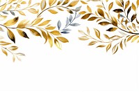 Elegant gold and silver foliage