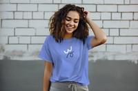 Women's crewneck mockup, fashion psd