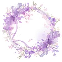 Elegant floral wreath illustration