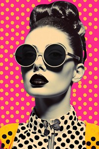 Polkadot accessories photography sunglasses.