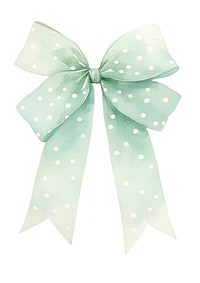 Elegant polka dot gift bow