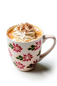 Festive coffee with whipped cream