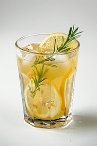 Refreshing lemon rosemary cocktail