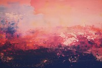 Vibrant abstract sunset landscape