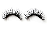 Dramatic black false eyelashes pair