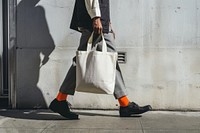 Stylish urban walking fashion