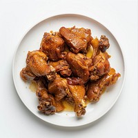 Delicious braised chicken pieces