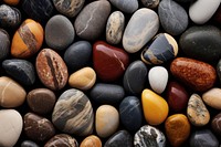 Colorful polished stones background