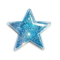 Glitter pastel blue star accessories turquoise accessory.