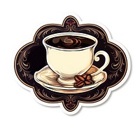 Coffee cup sticker accessories accessory beverage.