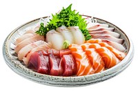 Fresh assorted sashimi platter