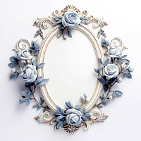 Elegant floral vintage decorative mirror