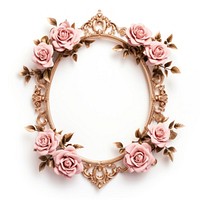 Elegant floral vintage ornate frame