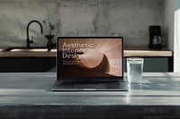 Laptop screen mockup psd