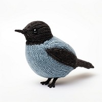 Handcrafted knitted bird toy