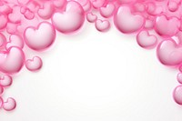 Pink hearts romantic love background