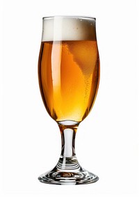 Refreshing golden beer in glass