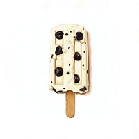 Chocolate chip ice cream popsicle