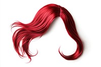 Vibrant red hair wig