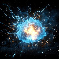 Vibrant electric explosion in space