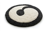 Modern circular yin yang rug