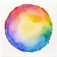 Vibrant watercolor circle gradient