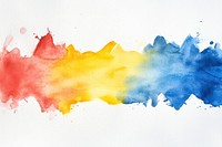 Colorful watercolor gradient splash