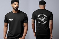 Stylish black graphic t-shirt